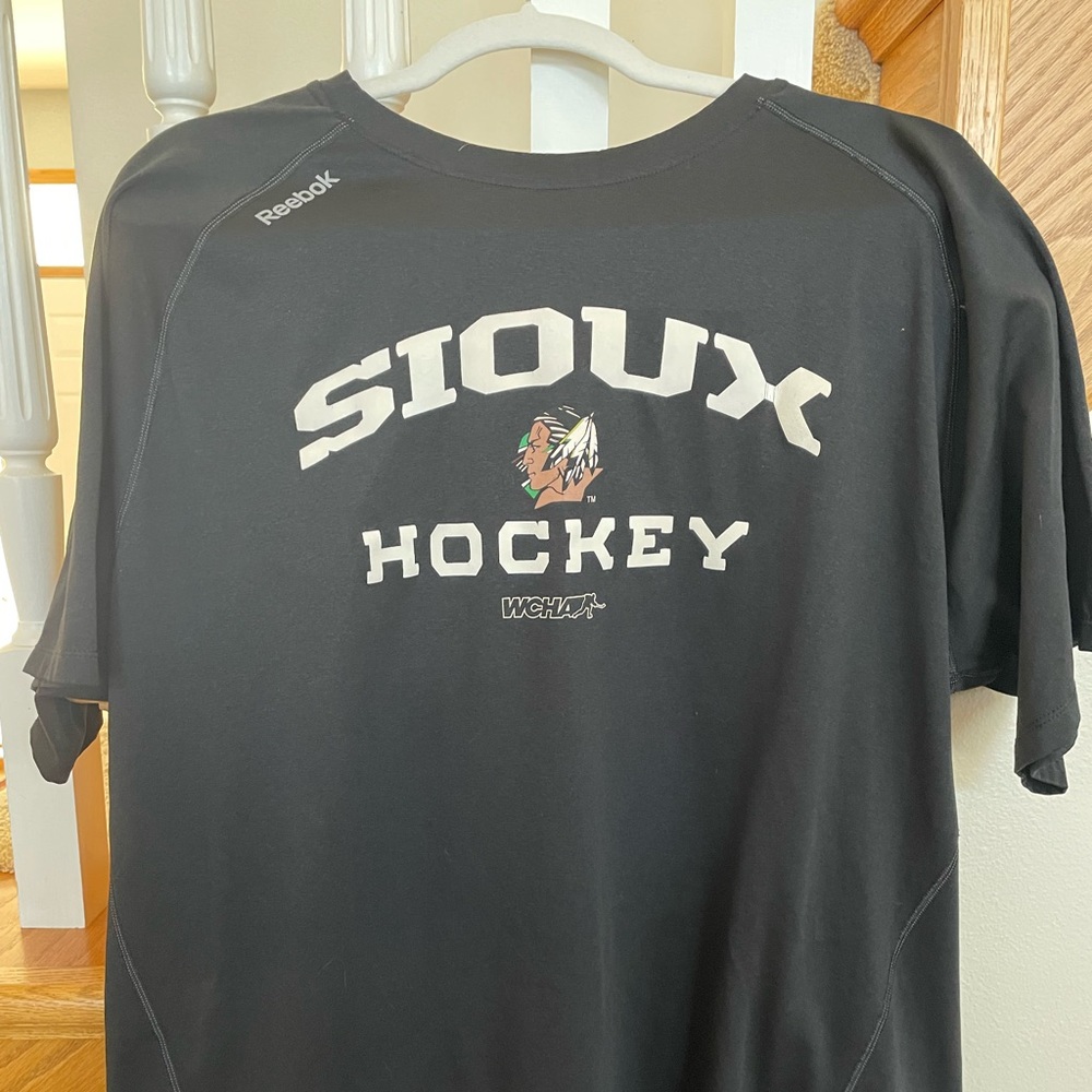 “Vintage” Fighting Sioux Hockey Shirt w/ WCHA logo